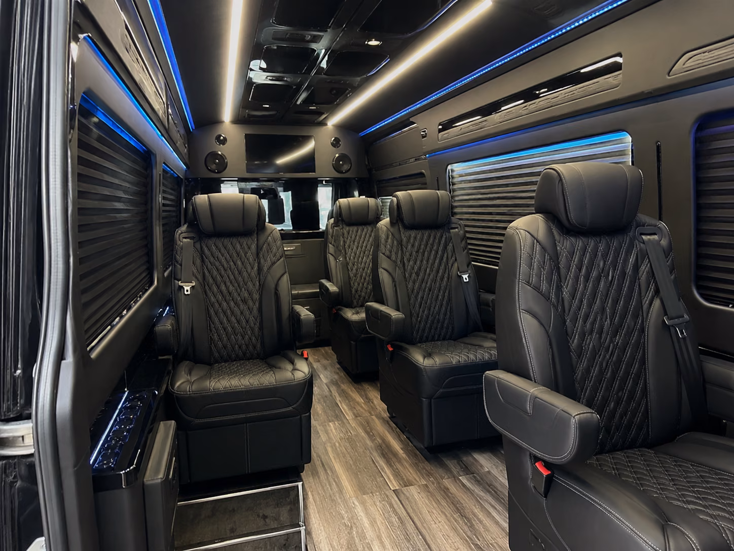 10 passenger sprinter van inside