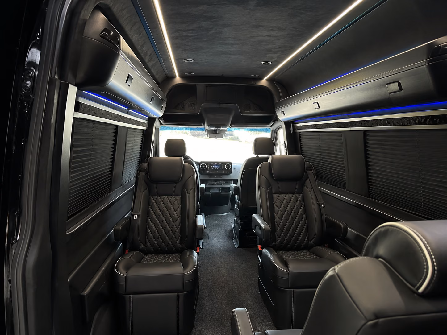 18 passenger sprinter van inside
