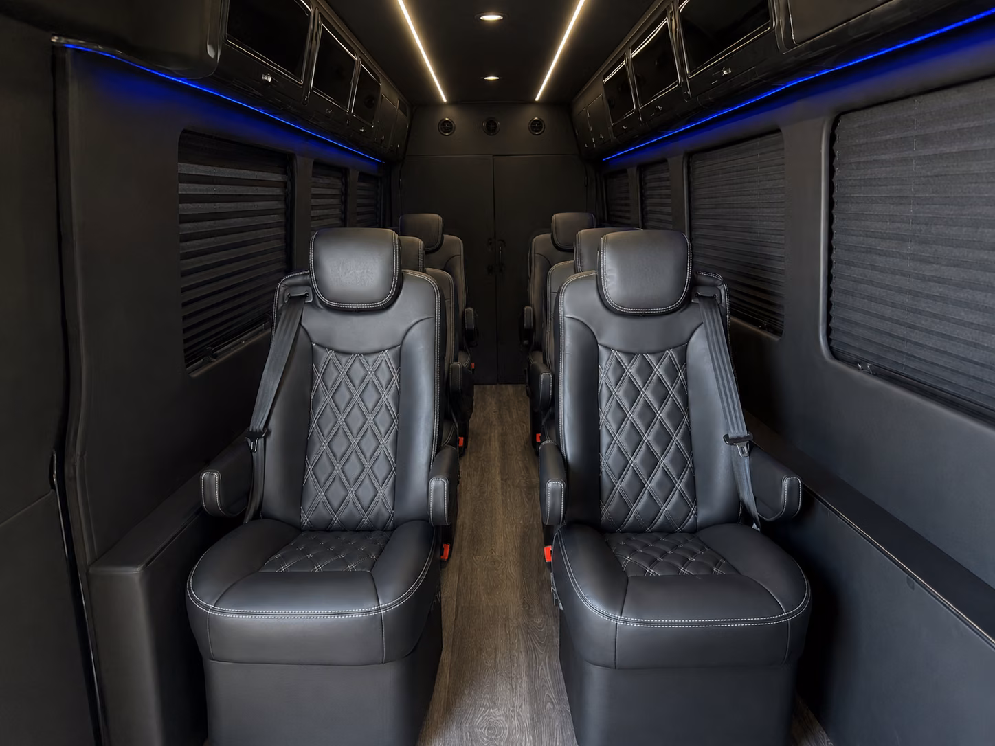 detroit 18 passenger sprinter van interior
