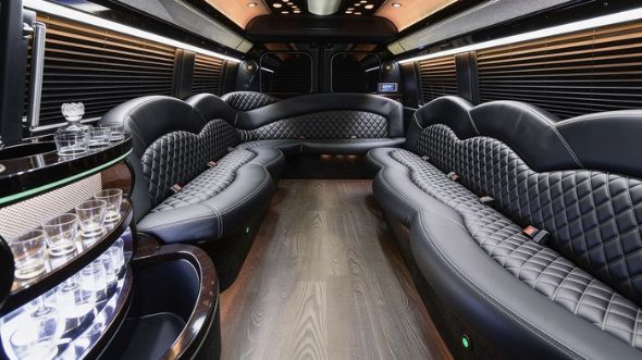 sprinter limousine inside detroit